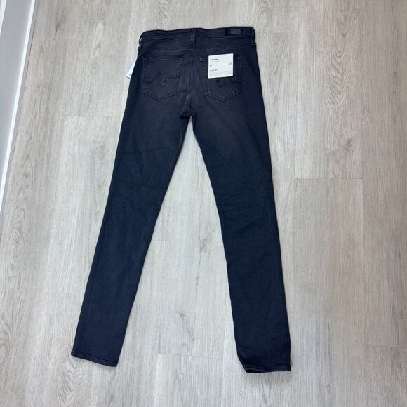 AG Adriano Goldschmied The Prima Mid Rise Cigarette Jeans Womens 27 Gray Faded - Picture 2 of 4